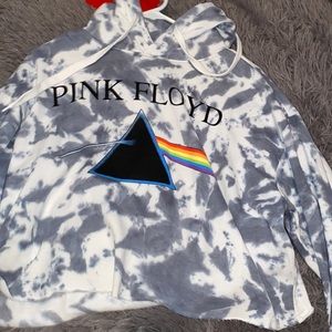 Cropped sweater Pink Floyd shirt
